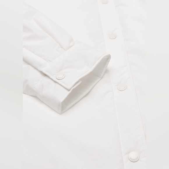 Aritzia babaton birch merit shirt jacket shacket size xxs 2xs new - Picture 14 of 14